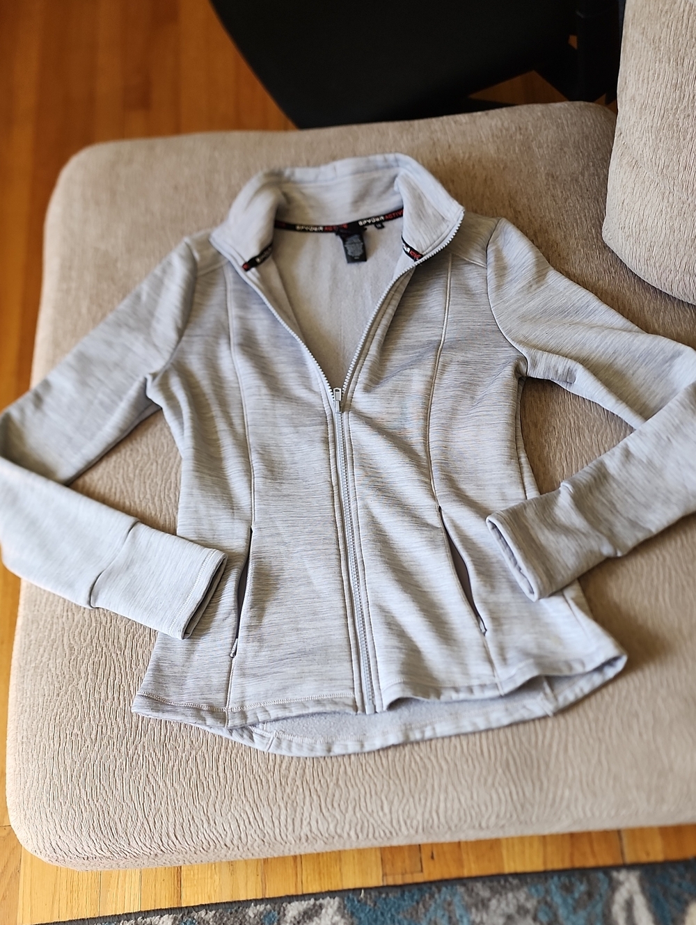 Spyder Light Gray Women's Zip-Up Jacket